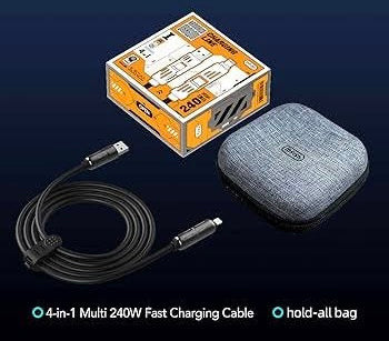 4-in-1 Lightning Fast Charging Cable ( 240 Watts )